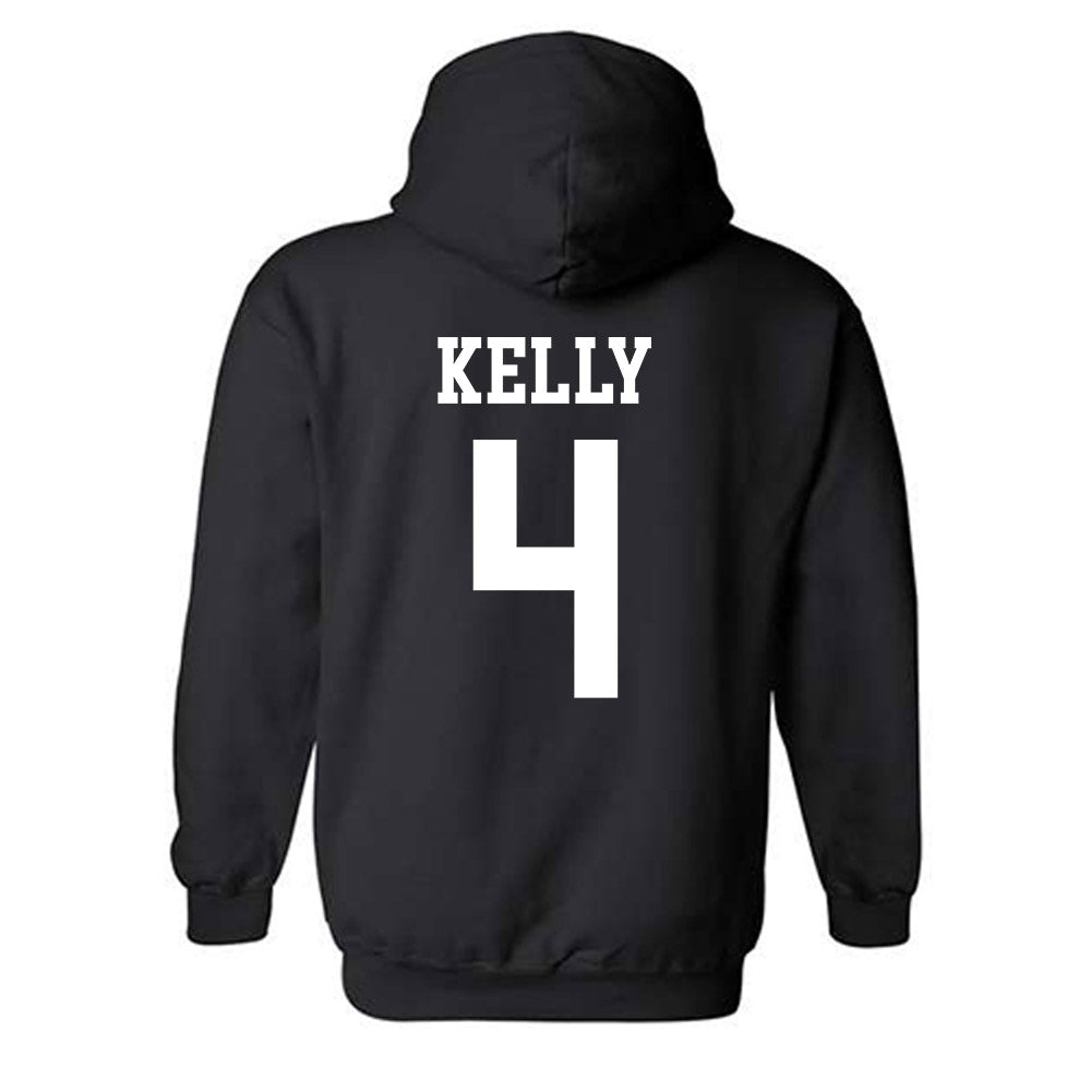 Ohio - NCAA Men's Basketball : JJ Kelly - Generic Shersey Hooded Sweatshirt-1