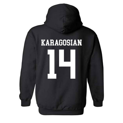 Ohio - NCAA Football : Xander Karagosian - Generic Shersey Hooded Sweatshirt-1