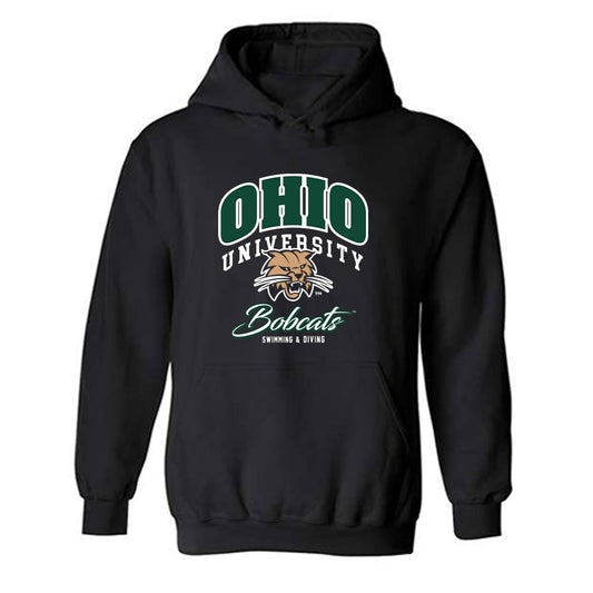 Ohio - NCAA Women's Swimming & Diving : Juliette Daigneault - Generic Shersey Hooded Sweatshirt-0