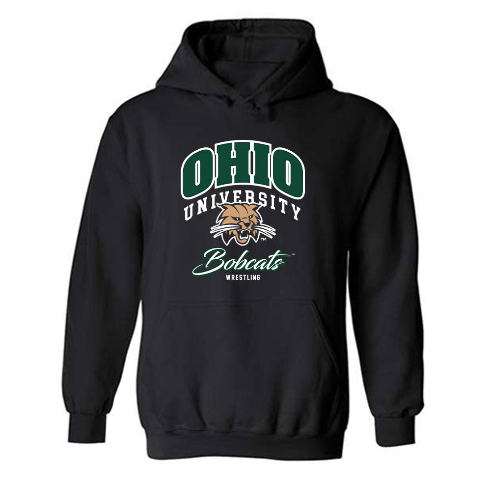 Ohio - NCAA Wrestling : Logan Niceswanger - Generic Shersey Hooded Sweatshirt-0