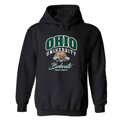 Ohio - NCAA Men's Cross Country : Franklin Angelos - Generic Shersey Hooded Sweatshirt-0