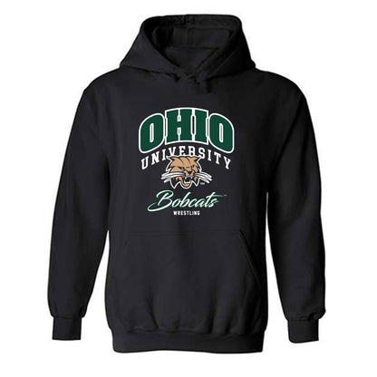 Ohio - NCAA Wrestling : Nathan Wood - Generic Shersey Hooded Sweatshirt-0