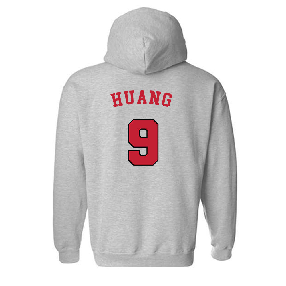 Utah - NCAA Men's Basketball : Jerry Huang - Generic Sports Hooded Sweatshirt