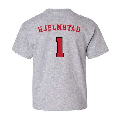 Utah - NCAA Women's Basketball : Avery Hjelmstad - Generic Sports Youth T-Shirt-1