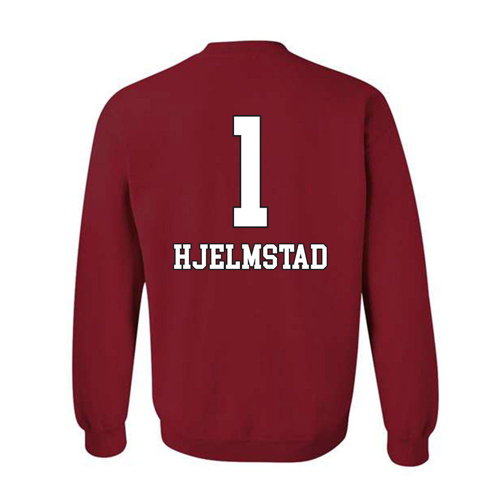 Utah - NCAA Women's Basketball : Avery Hjelmstad - Generic Sports Crewneck Sweatshirt-1