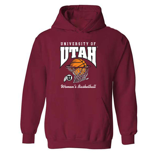 Utah - NCAA Women's Basketball : Avery Hjelmstad - Generic Sports Hooded Sweatshirt-0