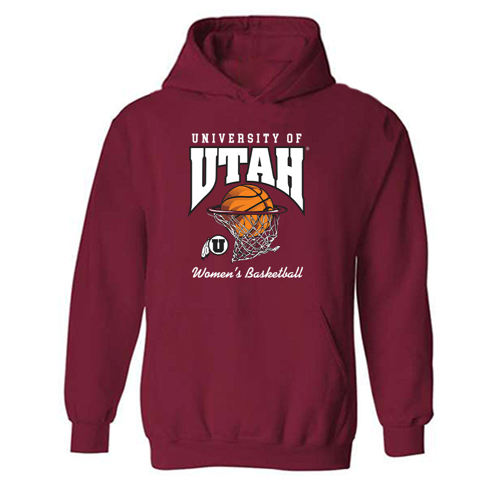 Utah - NCAA Women's Basketball : Chyra Evans - Generic Sports Hooded Sweatshirt-0