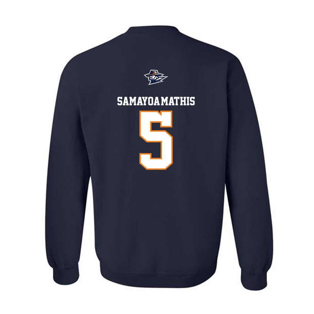 UTEP - NCAA Women's Basketball : Heaven Samayoa-Mathis - Sports Shersey Crewneck Sweatshirt-1