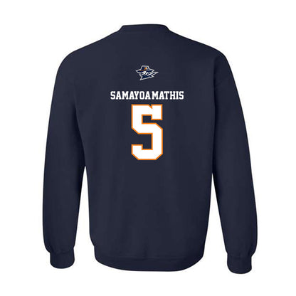 UTEP - NCAA Women's Basketball : Heaven Samayoa-Mathis - Sports Shersey Crewneck Sweatshirt-1