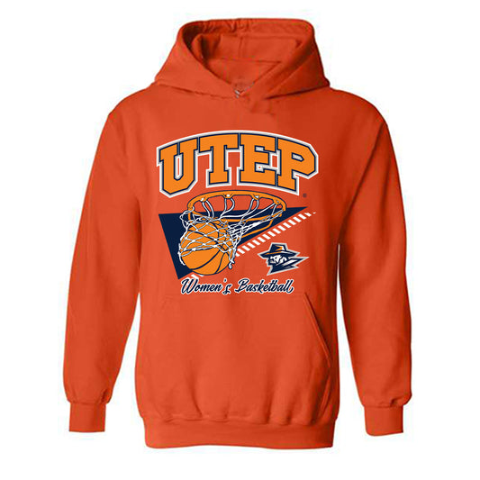 UTEP - NCAA Women's Basketball : Brooklyn Terry - Sports Shersey Hooded Sweatshirt-0