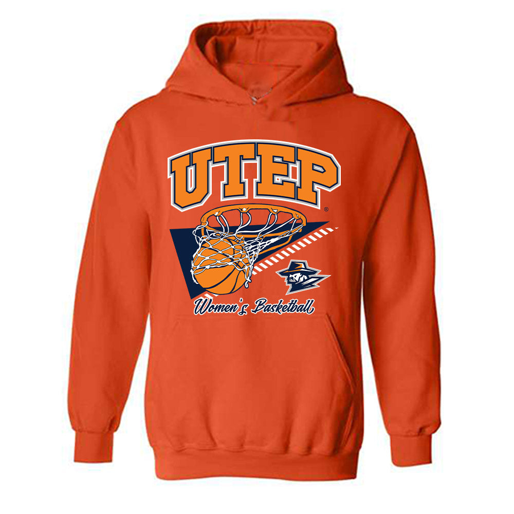 UTEP - NCAA Men's Basketball : Ahamad Bynum - Sports Shersey Hooded Sweatshirt-0