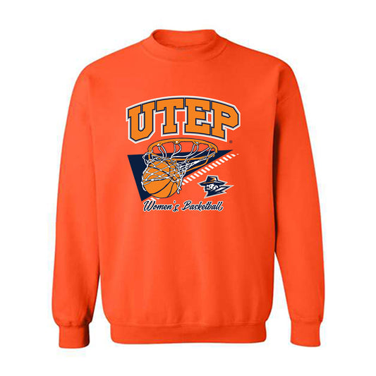 UTEP - NCAA Women's Basketball : Portia Adams - Sports Shersey Crewneck Sweatshirt-0