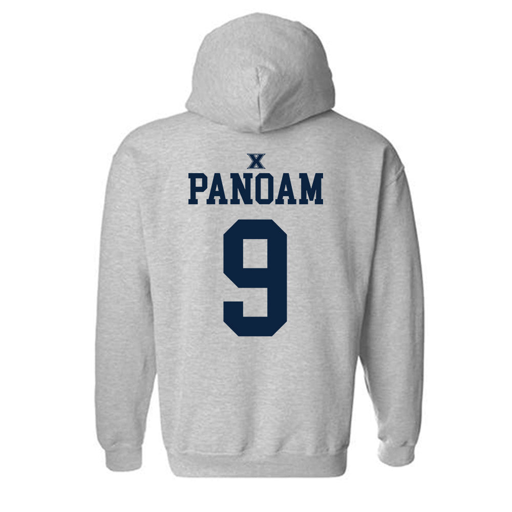 Xavier - NCAA Men's Basketball : Mier Panoam - Sports Shersey Hooded Sweatshirt-1