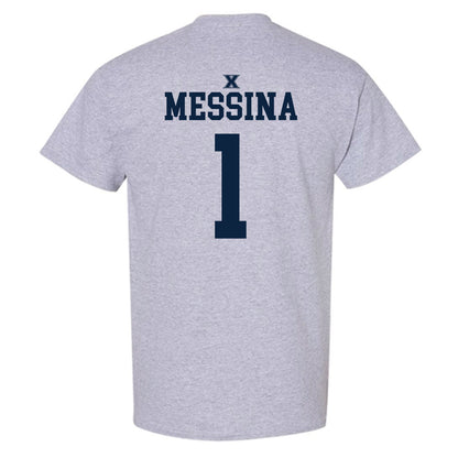 Xavier - NCAA Men's Basketball : Malik Messina - Sports Shersey T-Shirt-1