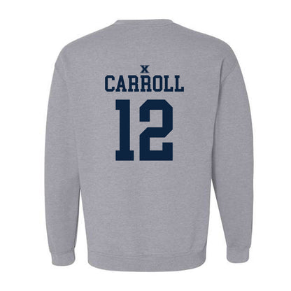 Xavier - NCAA Men's Basketball : Tre Carroll - Sports Shersey Crewneck Sweatshirt-1