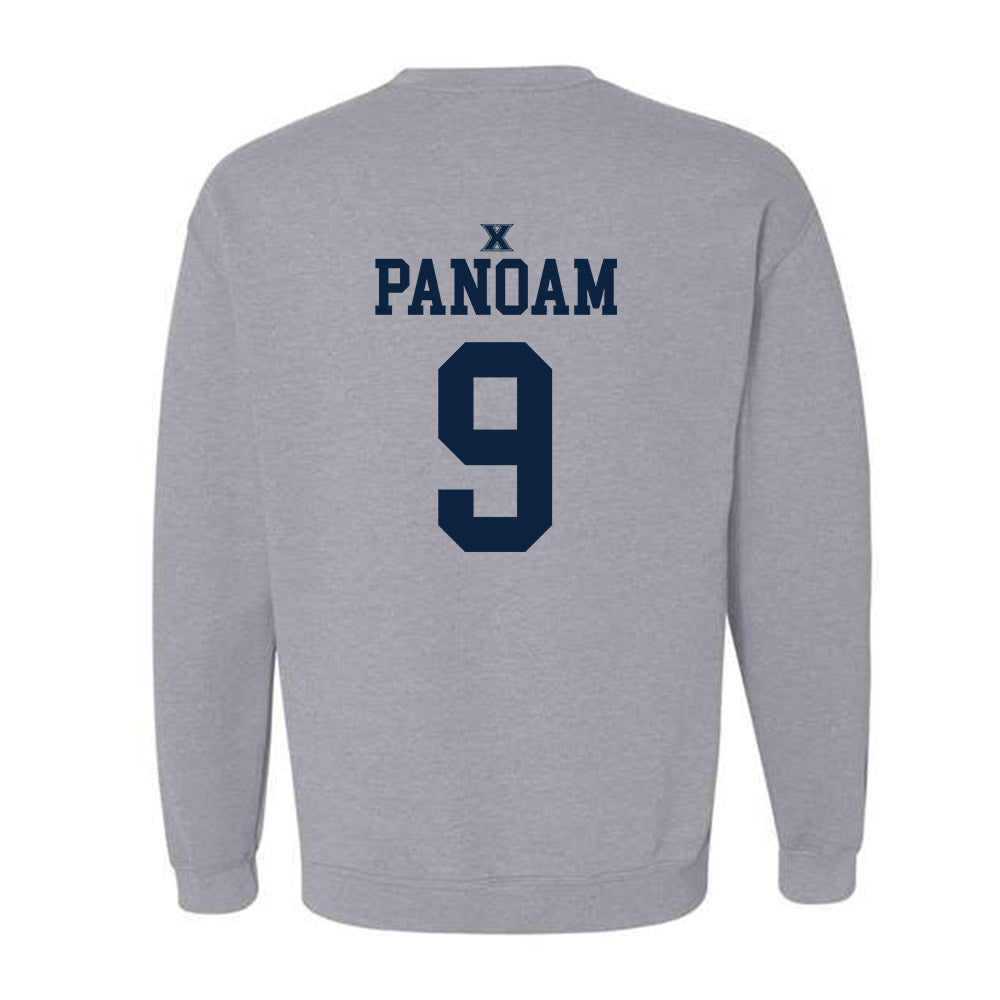 Xavier - NCAA Men's Basketball : Mier Panoam - Sports Shersey Crewneck Sweatshirt-1