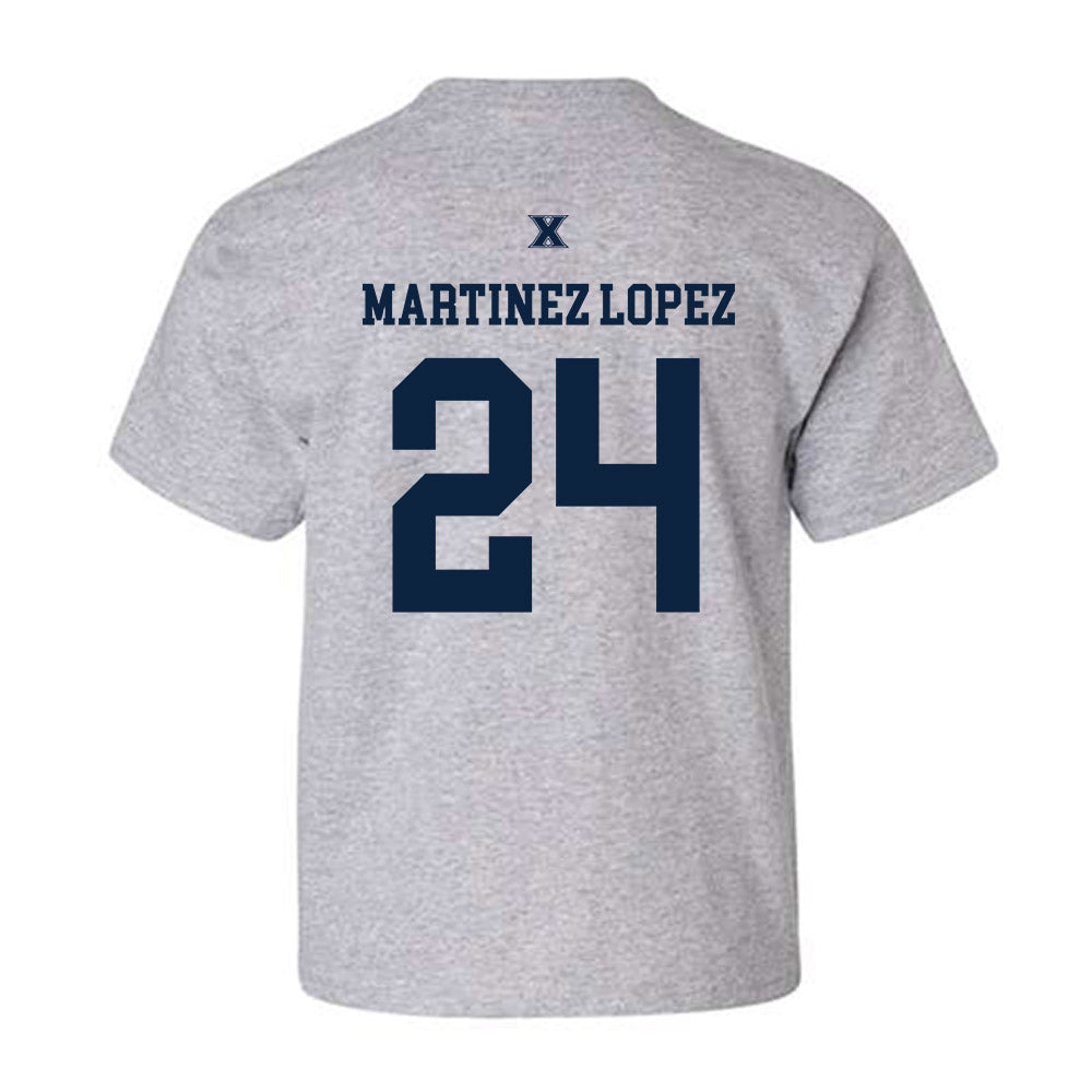 Xavier - NCAA Women's Basketball : Lucia Martinez Lopez - Sports Shersey Youth T-Shirt-1
