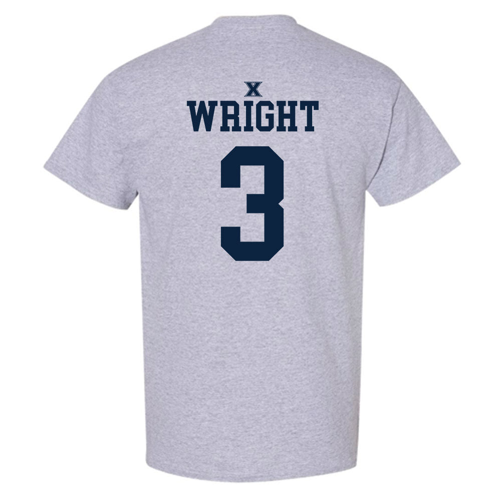 Xavier - NCAA Men's Basketball : All Wright - Sports Shersey T-Shirt-1