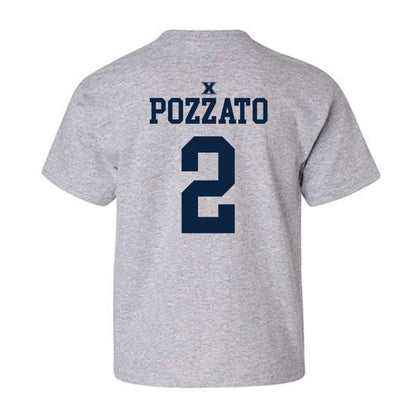 Xavier - NCAA Men's Basketball : Gabriel Pozzato - Sports Shersey Youth T-Shirt-1