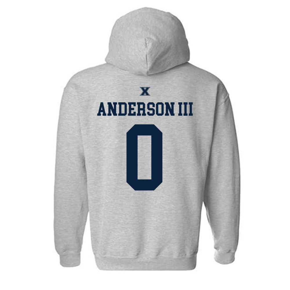 Xavier - NCAA Men's Basketball : Roddie Anderson III - Sports Shersey Hooded Sweatshirt-1