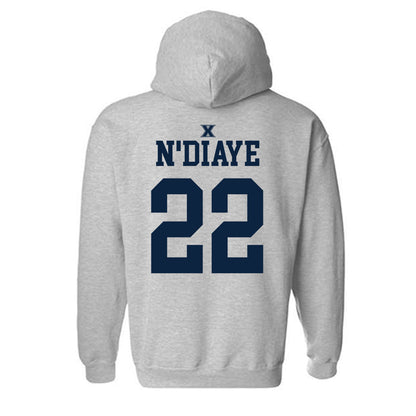 Xavier - NCAA Men's Basketball : Pape N'Diaye - Sports Shersey Hooded Sweatshirt-1