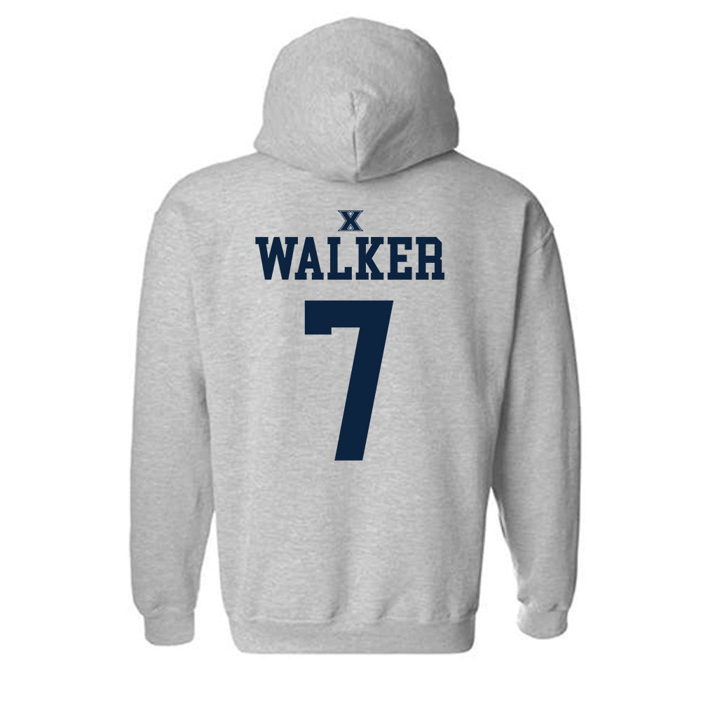 Xavier - NCAA Men's Basketball : Isaiah Walker - Sports Shersey Hooded Sweatshirt-1