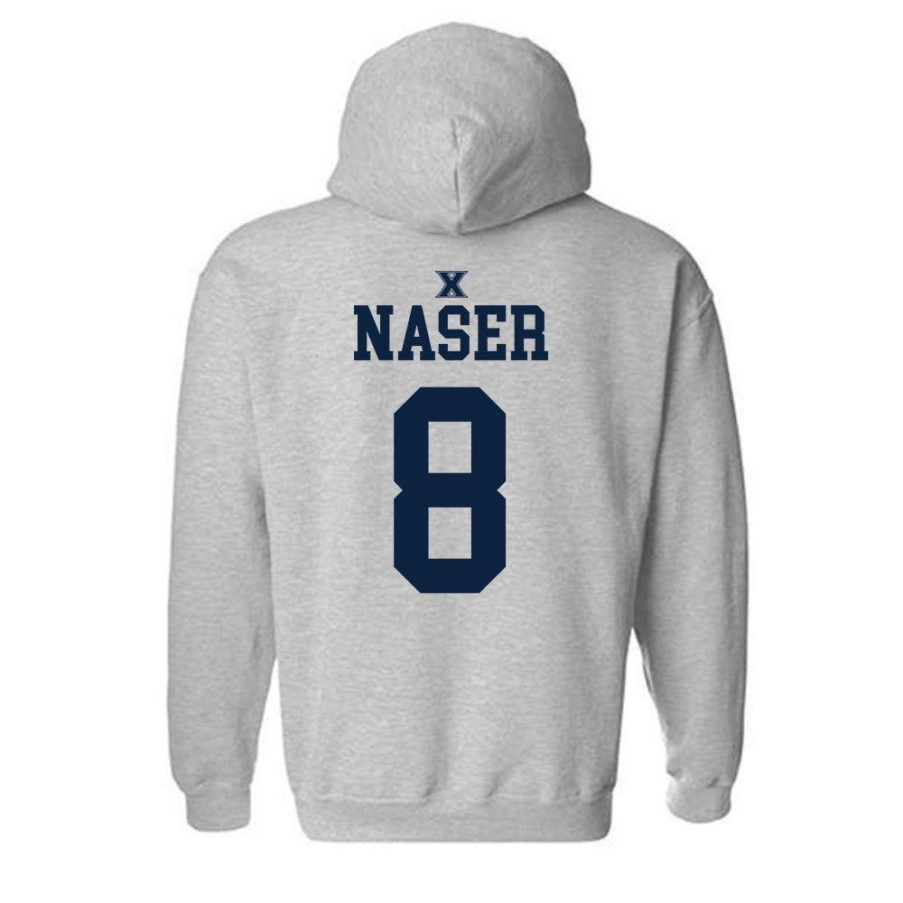 Xavier - NCAA Men's Basketball : Luke Naser - Sports Shersey Hooded Sweatshirt-1