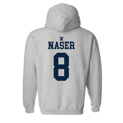 Xavier - NCAA Men's Basketball : Luke Naser - Sports Shersey Hooded Sweatshirt-1