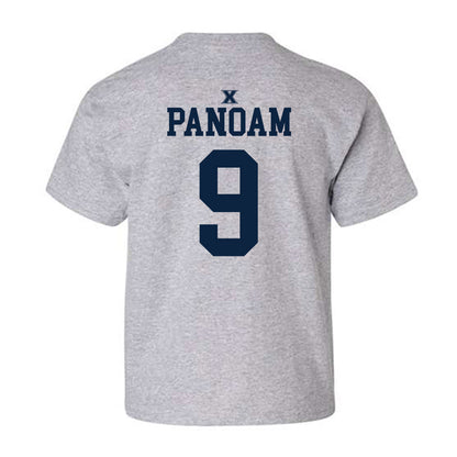 Xavier - NCAA Men's Basketball : Mier Panoam - Sports Shersey Youth T-Shirt-1