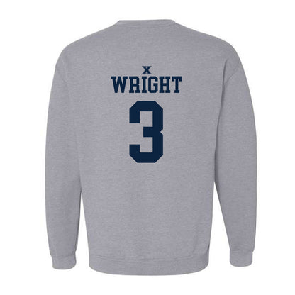 Xavier - NCAA Men's Basketball : All Wright - Sports Shersey Crewneck Sweatshirt-1