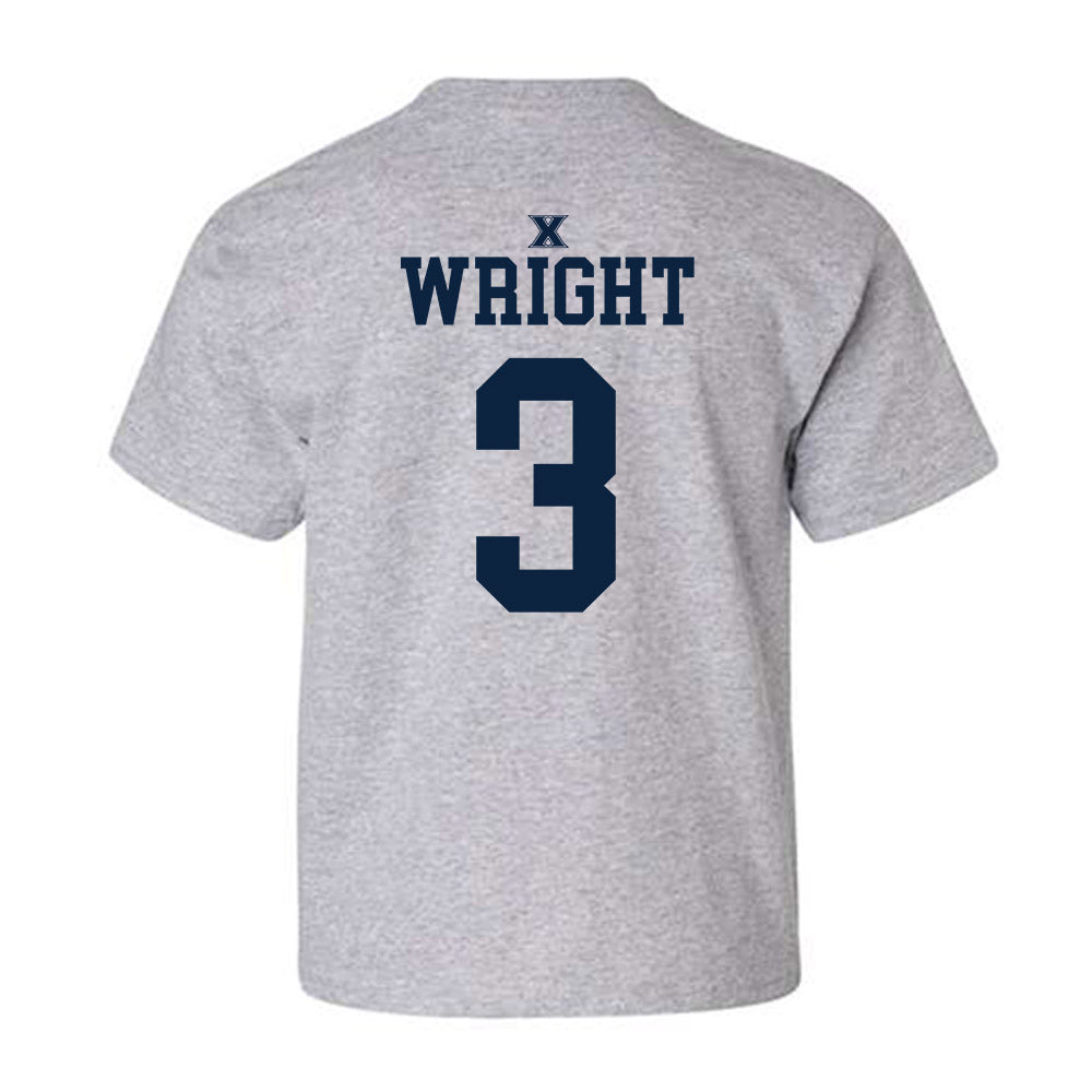 Xavier - NCAA Men's Basketball : All Wright - Sports Shersey Youth T-Shirt-1