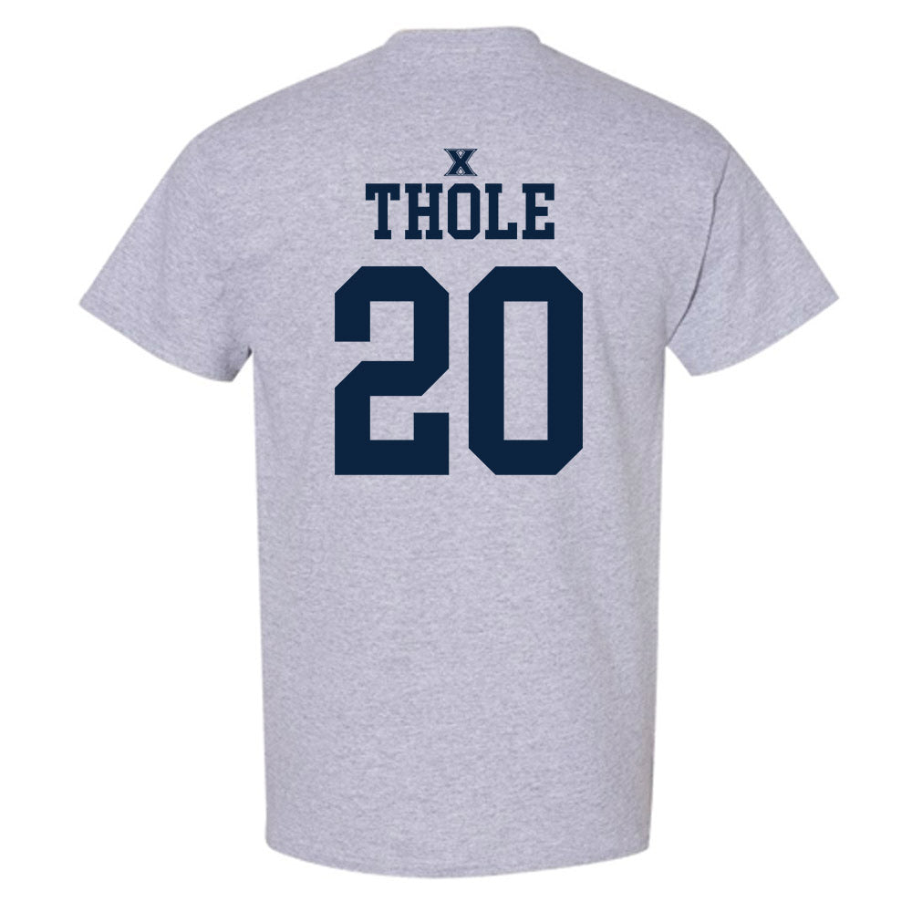 Xavier - NCAA Men's Basketball : Henry Thole - Sports Shersey T-Shirt-1