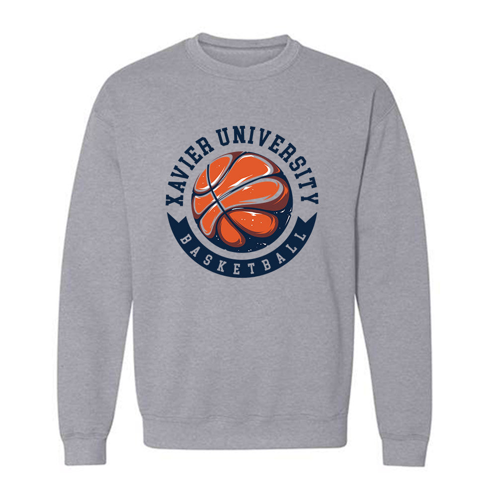 Xavier - NCAA Men's Basketball : Tre Carroll - Sports Shersey Crewneck Sweatshirt-0