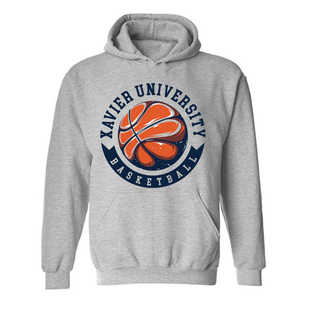 Xavier - NCAA Men's Basketball : Pape N'Diaye - Sports Shersey Hooded Sweatshirt-0
