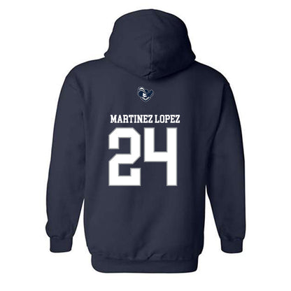 Xavier - NCAA Women's Basketball : Lucia Martinez Lopez - Sports Shersey Hooded Sweatshirt-1