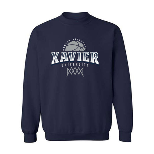 Xavier - NCAA Women's Basketball : Audia Young - Sports Shersey Crewneck Sweatshirt-0