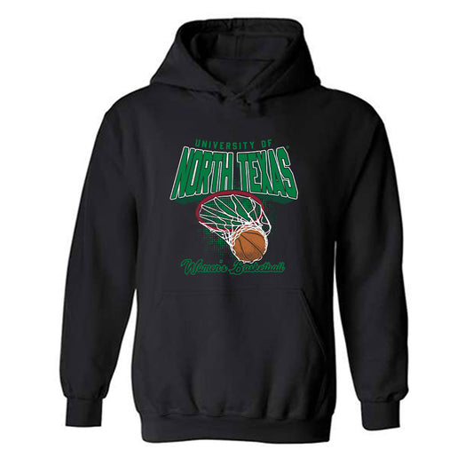North Texas - NCAA Women's Basketball : Laynee Stanley - Generic Shersey Hooded Sweatshirt-0