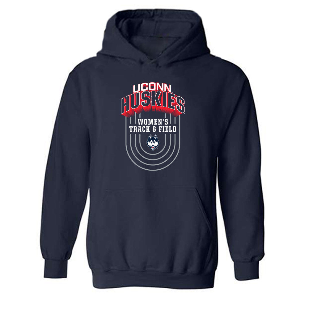 UConn - NCAA Women's Track & Field : Mackenzie Braunstein - Sports Shersey Hooded Sweatshirt-0