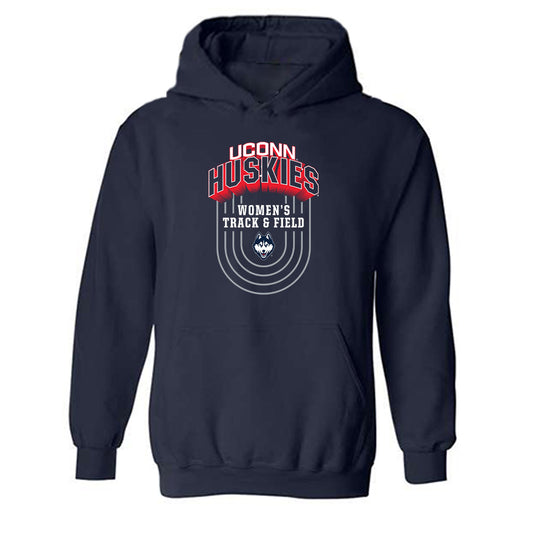 UConn - NCAA Women's Track & Field : Mackenzie Braunstein - Sports Shersey Hooded Sweatshirt-0