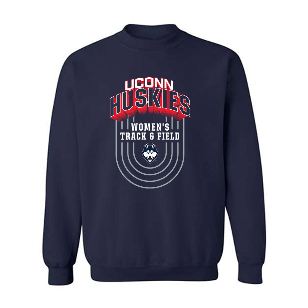 UConn - NCAA Women's Track & Field : Madison Chalfim - Sports Shersey Crewneck Sweatshirt-0