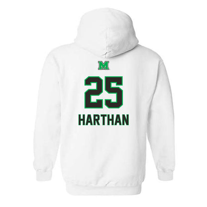 Marshall - NCAA Baseball : Cam Harthan - Generic Shersey Hooded Sweatshirt