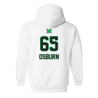 Marshall - NCAA Football : Logan Osburn - Generic Shersey Hooded Sweatshirt