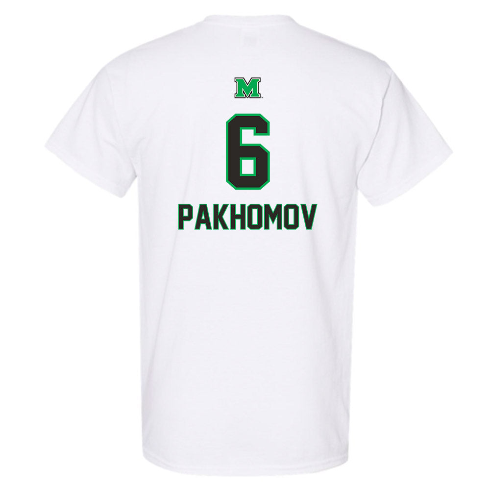 Marshall - NCAA Men's Soccer : Nikita Pakhomov - Generic Shersey T-Shirt-1