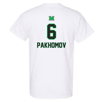 Marshall - NCAA Men's Soccer : Nikita Pakhomov - Generic Shersey T-Shirt-1