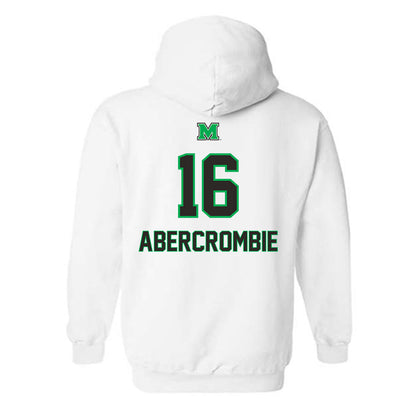 Marshall - NCAA Football : Jalyn Abercrombie - Generic Shersey Hooded Sweatshirt-1