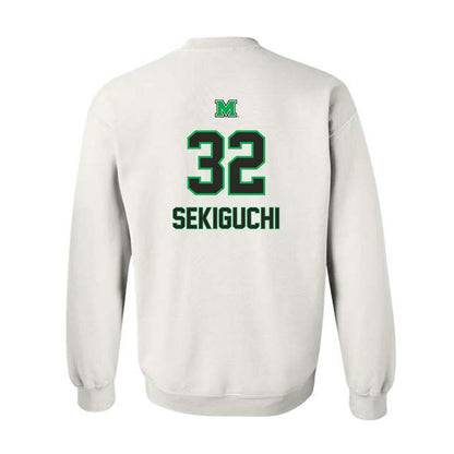 Marshall - NCAA Men's Soccer : Masaya Sekiguchi - Generic Shersey Crewneck Sweatshirt