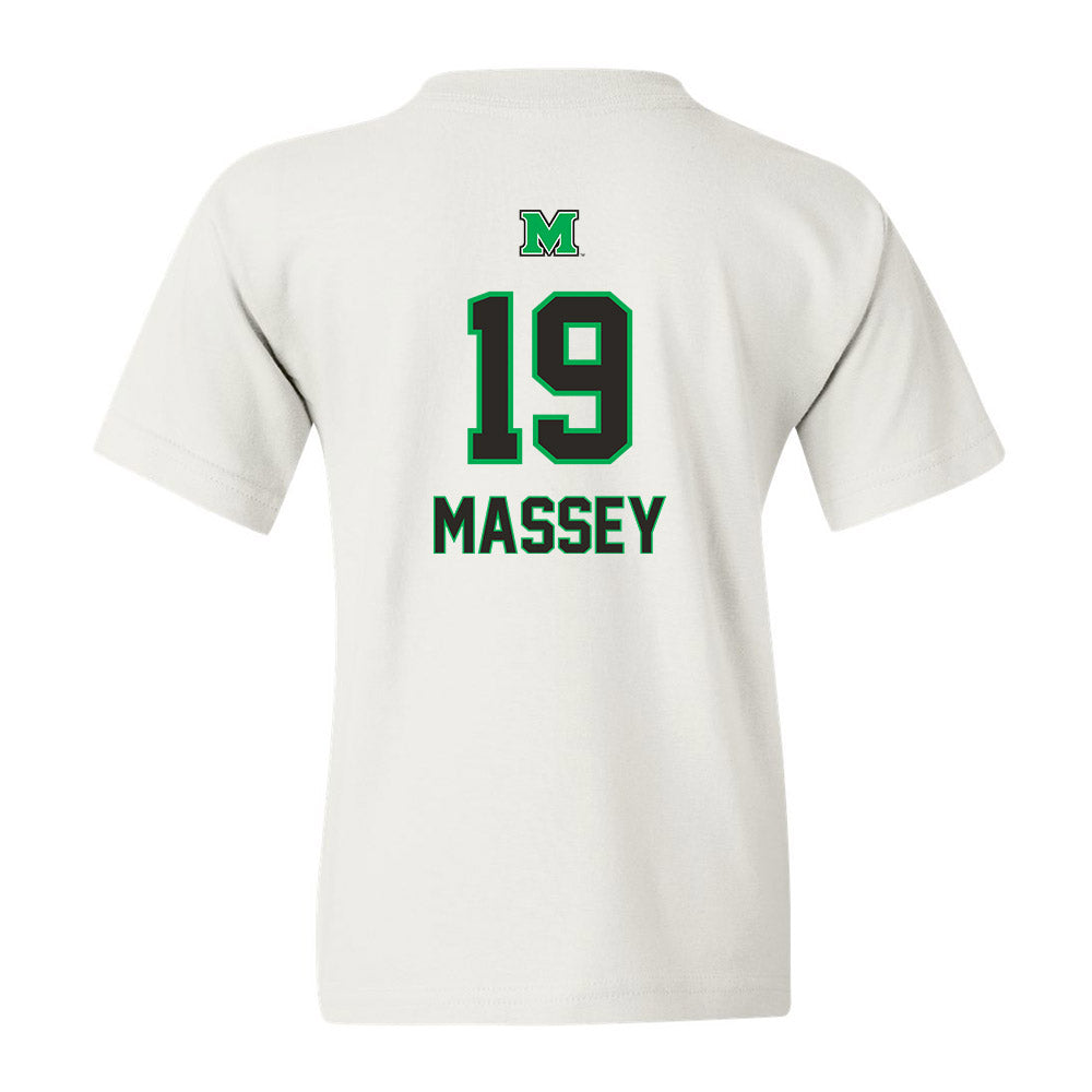 Marshall - NCAA Football : Chase Massey - Generic Shersey Youth T-Shirt