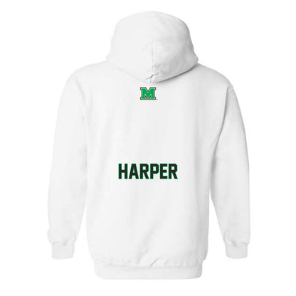 Marshall - NCAA Men's Track & Field : Isaiah Harper - Generic Shersey Hooded Sweatshirt