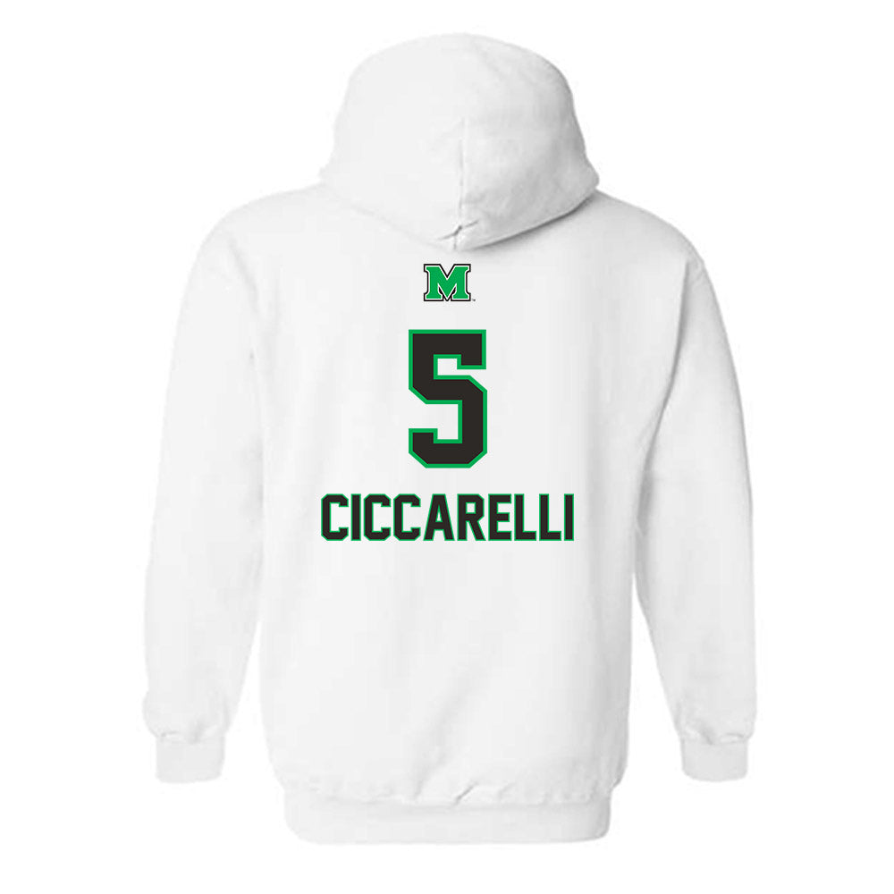 Marshall - NCAA Women's Volleyball : Beatrice Ciccarelli - Generic Shersey Hooded Sweatshirt