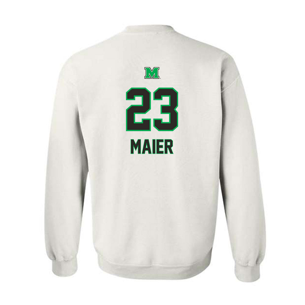 Marshall - NCAA Women's Basketball : Meredith Maier - Generic Shersey Crewneck Sweatshirt